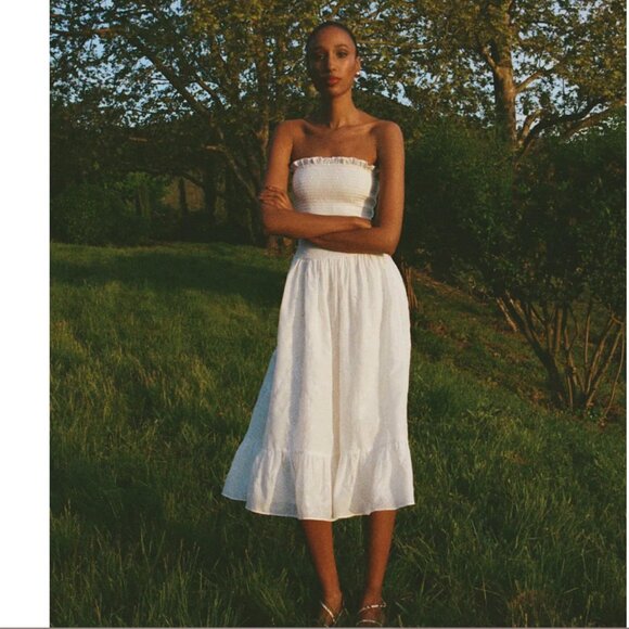Reformation Laurine Dress Ivory - Size S - Picture 1 of 3
